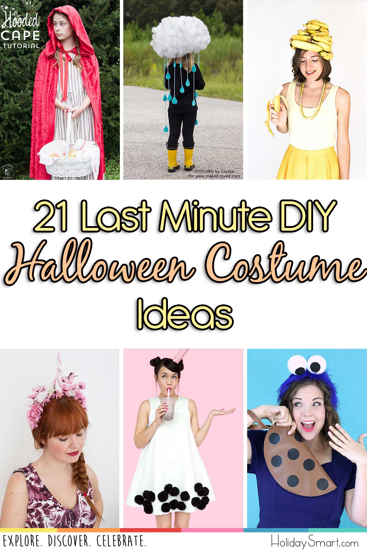 21 Last Minute DIY Halloween Costume Ideas | Holiday Smart