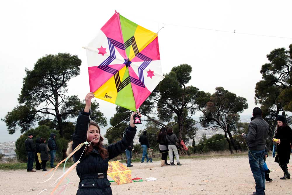 Kite Flying in Greece for Clean Monday