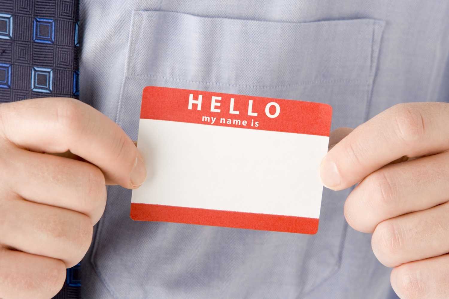Nametag Day