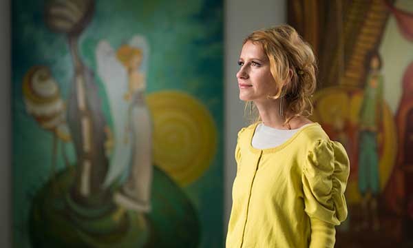 Girl at Museum