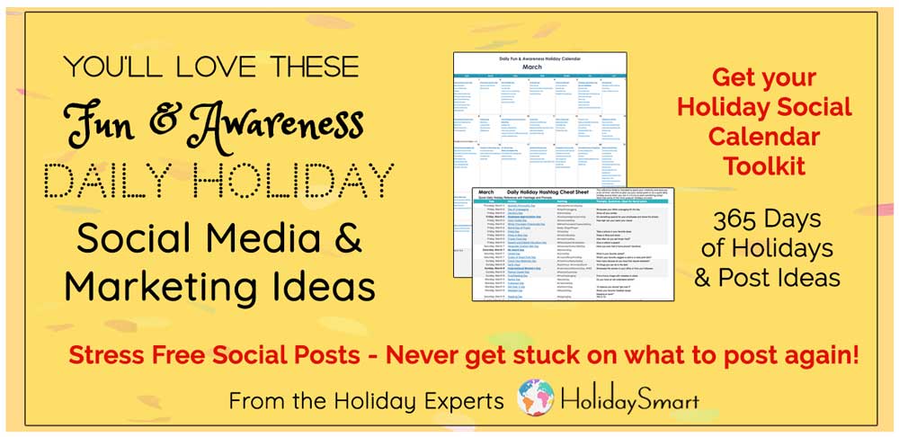 2020 Social Media Daily Holiday Calendar Toolkit