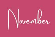 Month of November