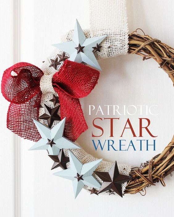 15 Patriotic Wreaths for The 4th of July