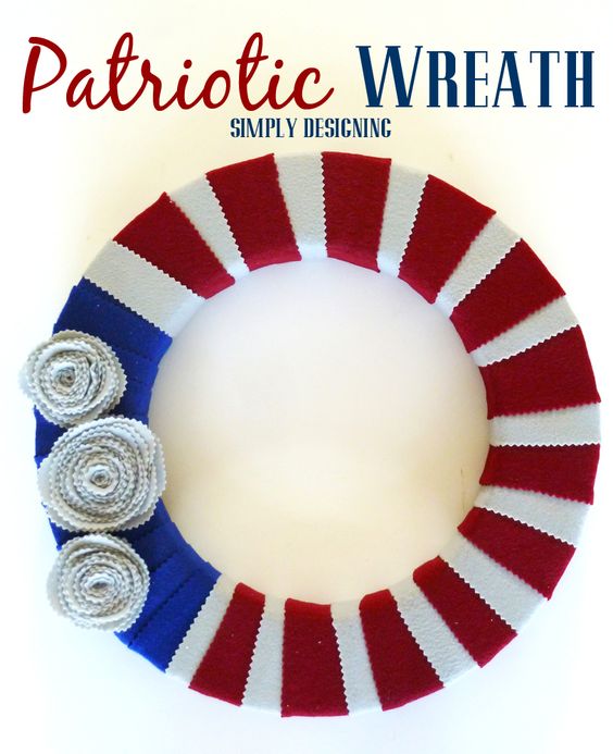 15 Patriotic Wreaths for The 4th of July