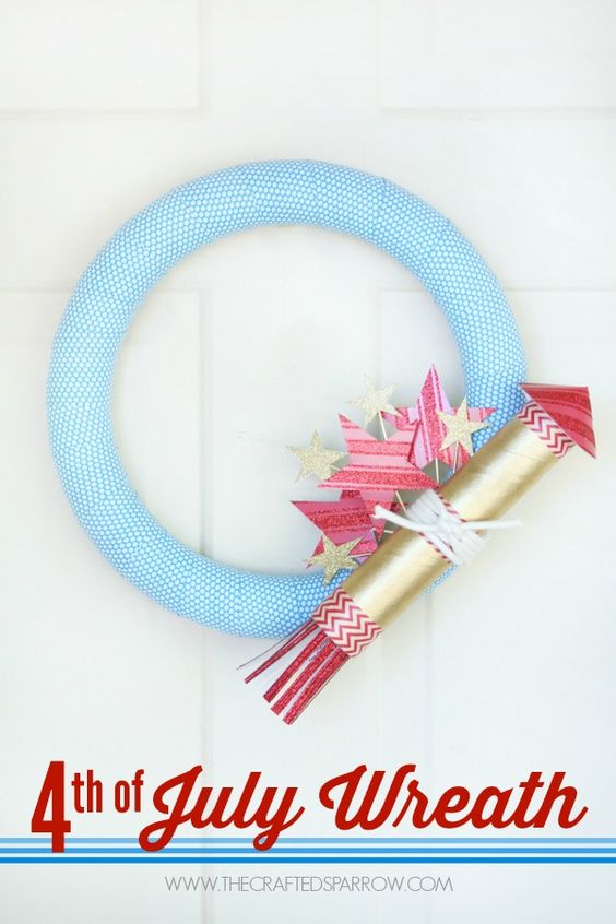 15 Patriotic Wreaths for The 4th of July