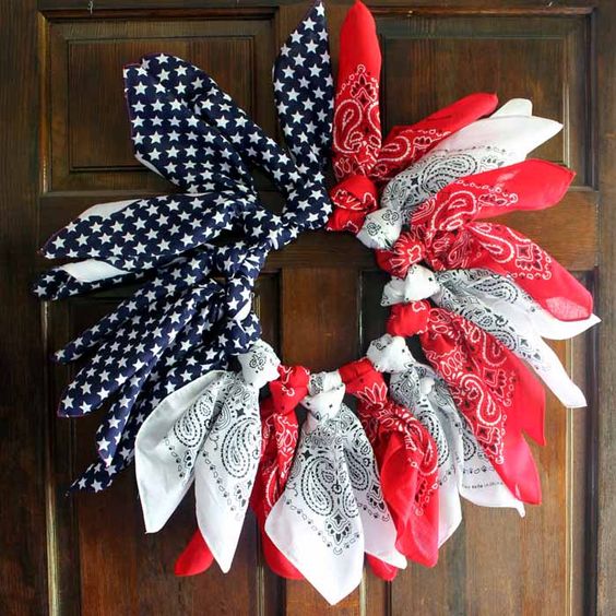 15 Patriotic Wreaths for The 4th of July