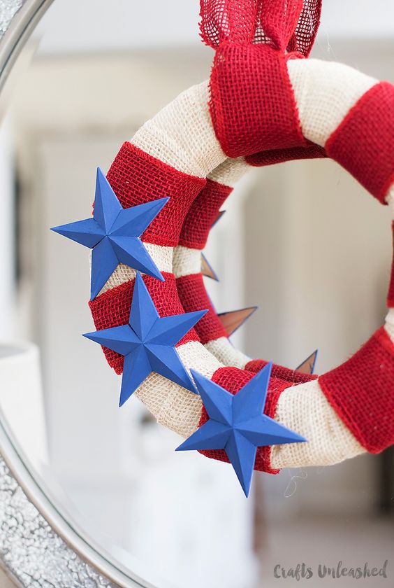 15 Patriotic Wreaths for The 4th of July