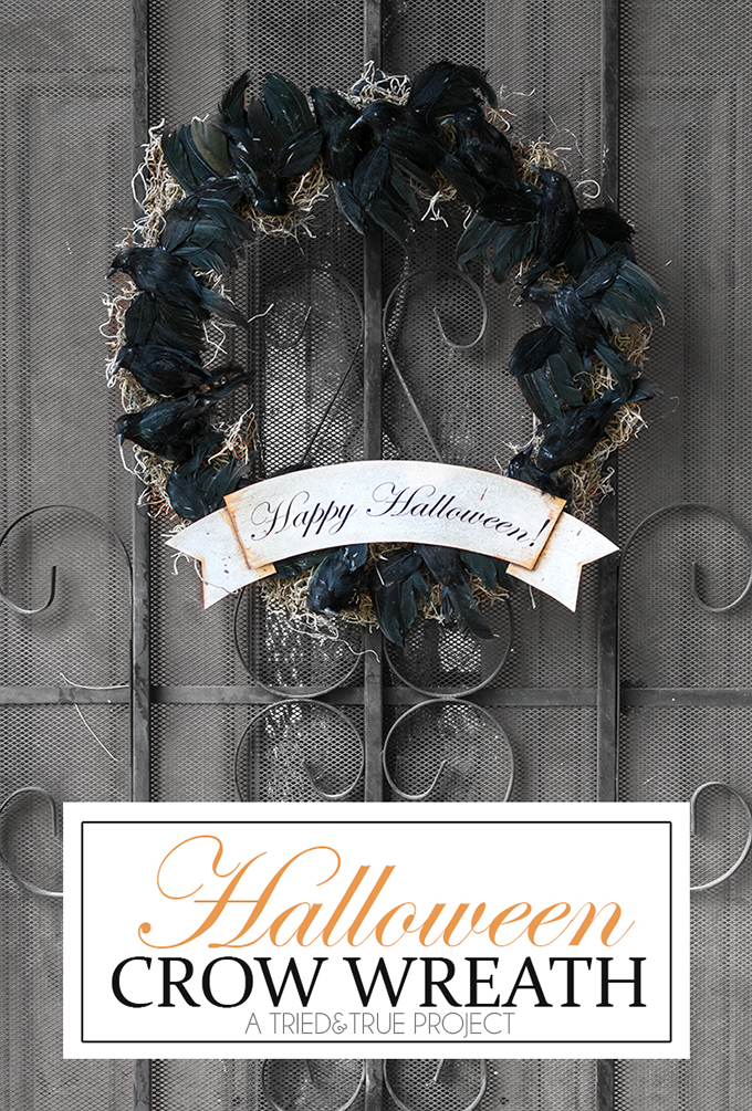 crow wreath