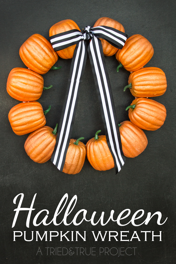Pumpkin wreath