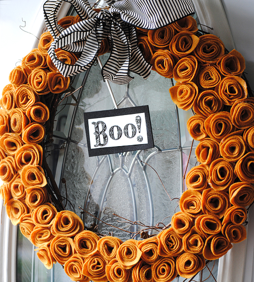 Orange wreath