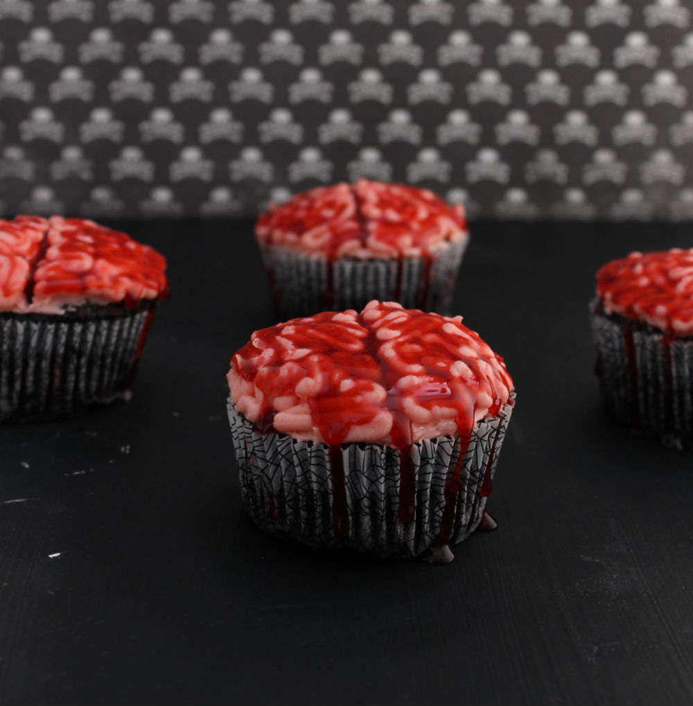 brain cupcakes
