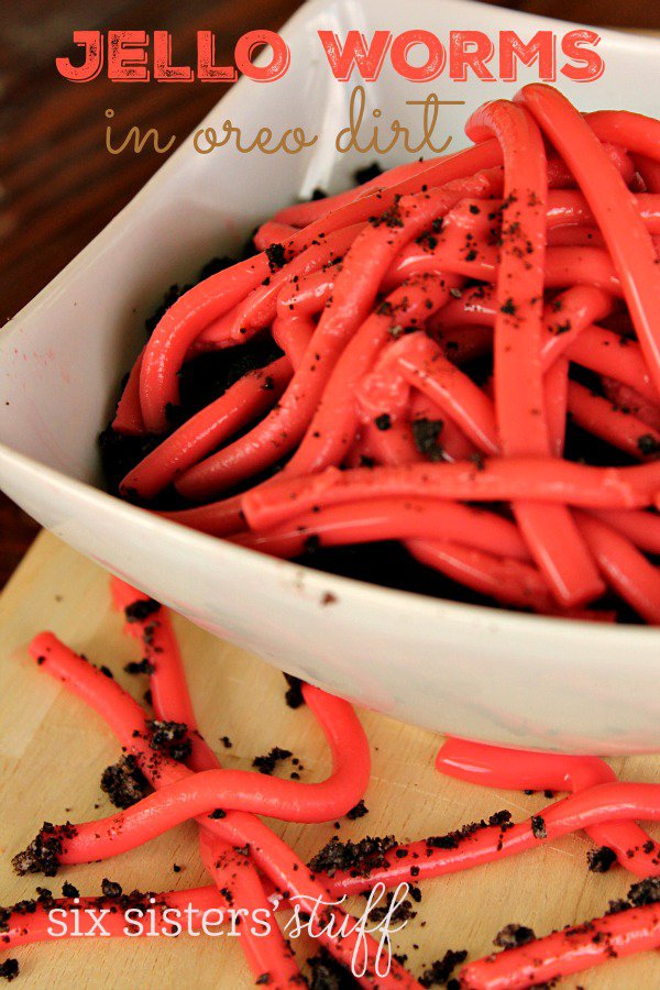 Halloween Jello Worms