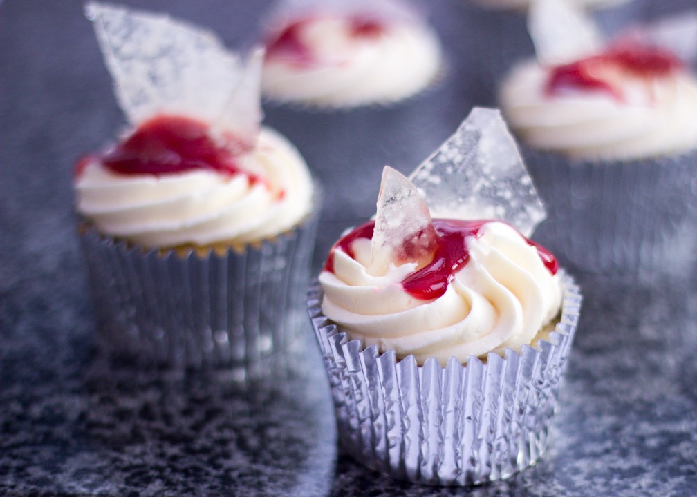 broken glass cupcakes