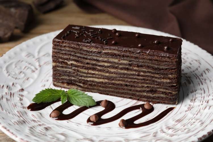 Russia: Chocolate Spartak Cake