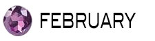 February Birthstones