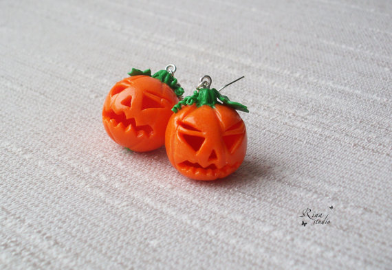 Pumpkin earrings