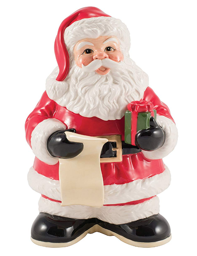 Santa Cookie Jar