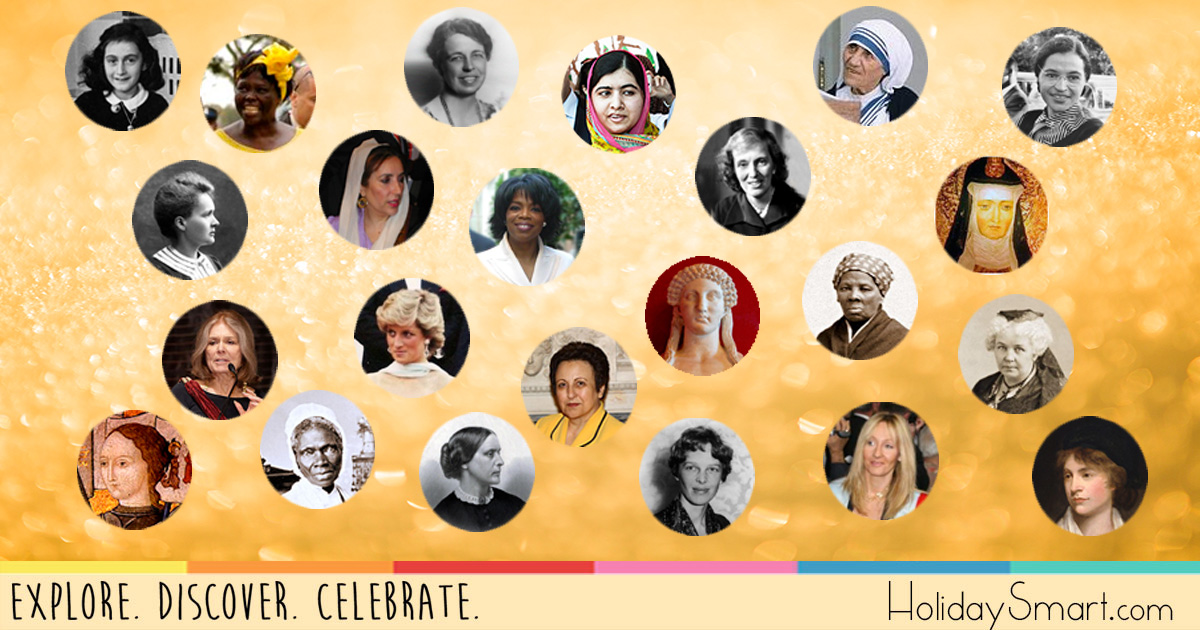 31 Influential Women for the 31 Days of Women's History Month