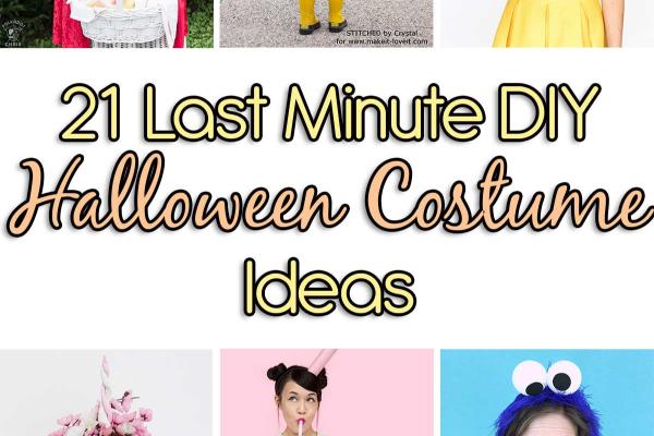 21 Last Minute DIY Halloween Costume Ideas