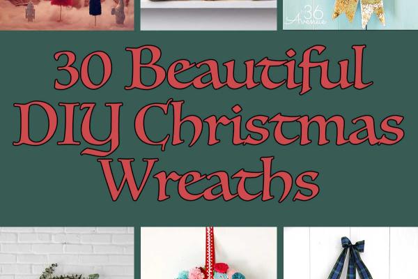 30 Beautiful DIY Christmas Wreaths