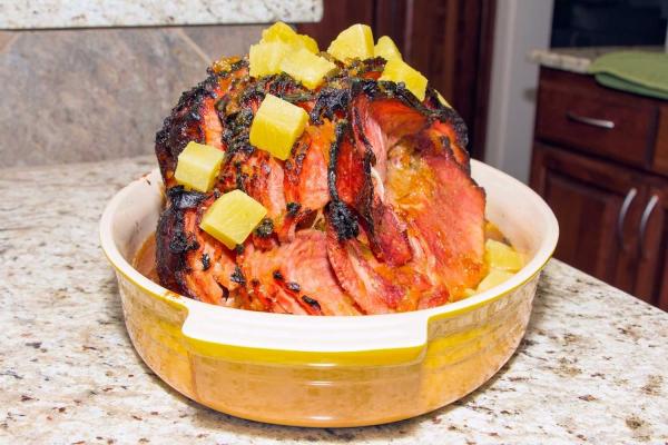 Baked Ham with Pineapple Day