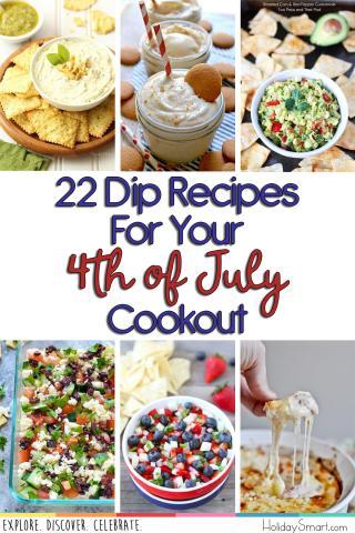22 Dip Recipes For Your 4th of July Cookout