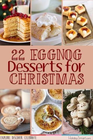 22 Eggnog Desserts for Christmas
