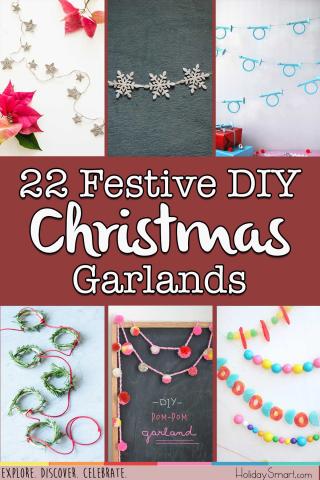 22 Festive DIY Christmas Garlands