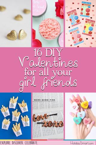 16 DIY Valentines for all your girl friends