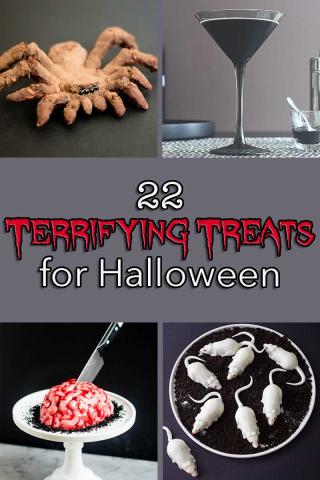 22 Terrifying Treats to spook the guests at your next Halloween party!