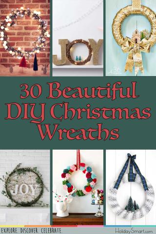 30 Beautiful DIY Christmas Wreaths