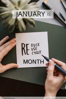 Reduce Reuse Recycle Month