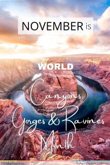 World Canyons, Gorges & Ravines Month