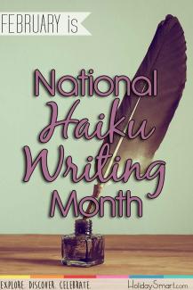 February is National Haiku Writing Month