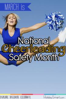 March is National Cheerleading Safety Month