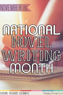 November is National Novel Writing Month