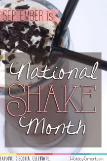September is National Shake Month!