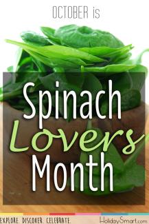 October is Spinach Lover's Month