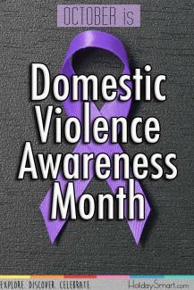October is Domestic Violence Awareness Month