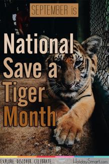 September is National Save a Tiger Month!