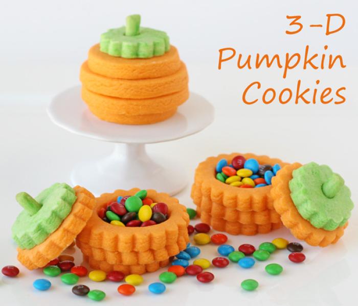 3-D Pumpkin Cookies