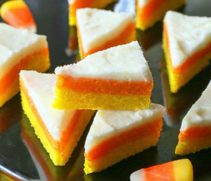 Candy Corn Sugar Cookies