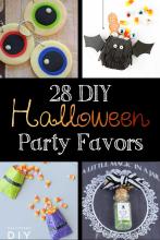 28 DIY Halloween Party Favors perfect for your next Halloween Party
