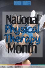 October is National Physical Therapy Month