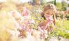 Women smelling the flowers