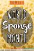 November is World Sponge Month