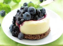 Blueberry cheesecake