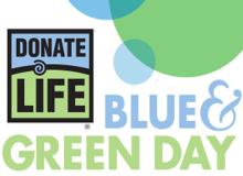 Donate Life Blue and Green Day